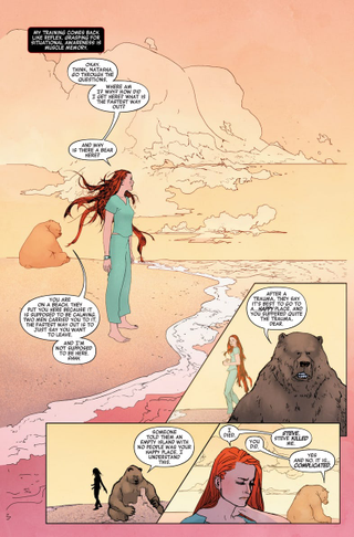 Widow and Ursa Major reflecting on the weirdness of her “resurrection.”